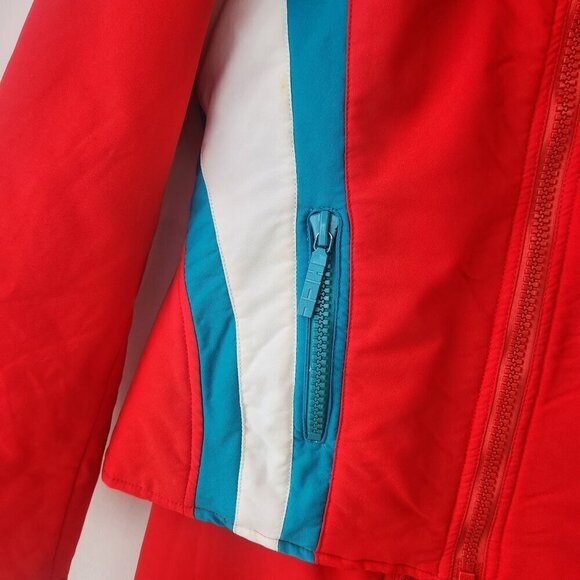VTG Henri Charles Colsenet HCC Red Colorblock 2 Piece Ski Suit Pants Snowsuit 40 - Picture 7 of 12